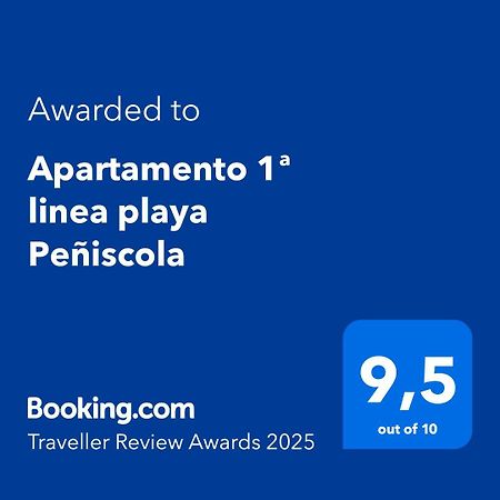 Apartamento 1ª Linea Playa Peniscola Bagian luar foto